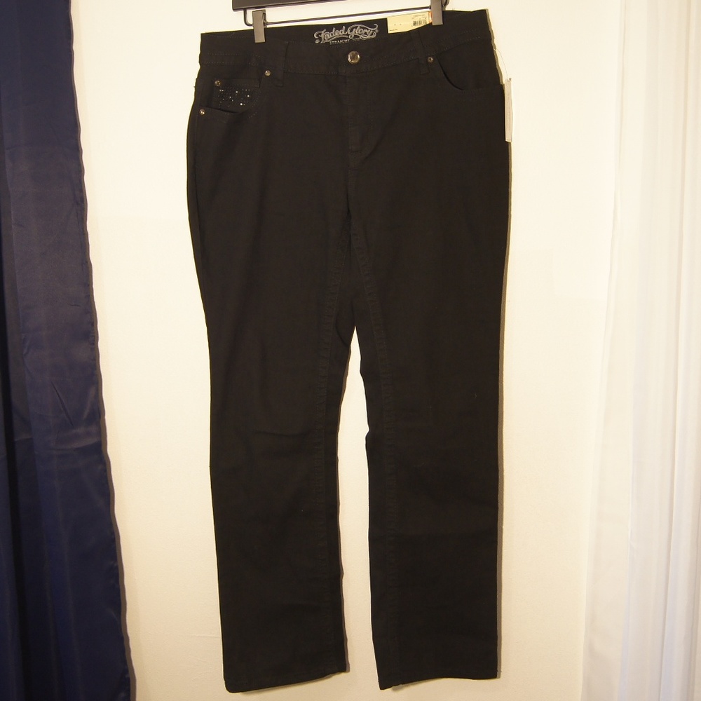 ***SALE***🍁 Faded Glory Black Embellished Jeans